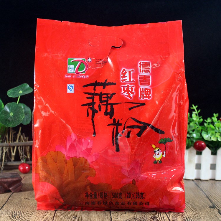 德春旅游藕粉500g 獨立小包裝 云南澄江特產小吃食品沖調飲品批發