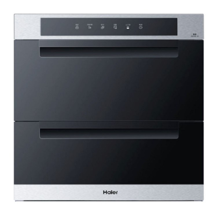 海爾Haier/100升光波巴氏消毒 嵌入式 上下分層消毒柜ZQD100F-20
