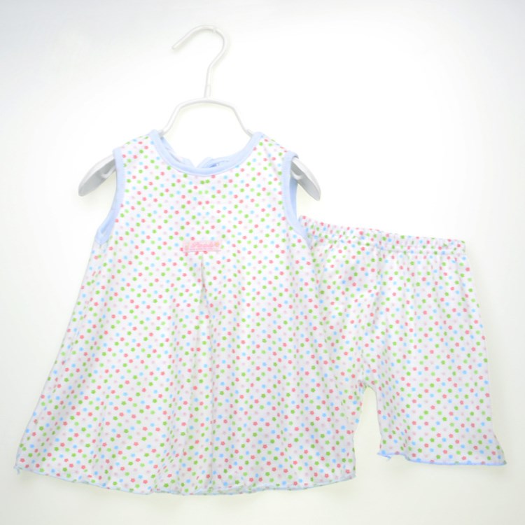 童裝尾貨處理 1-4歲男女棉童套裝背心 短褲批發