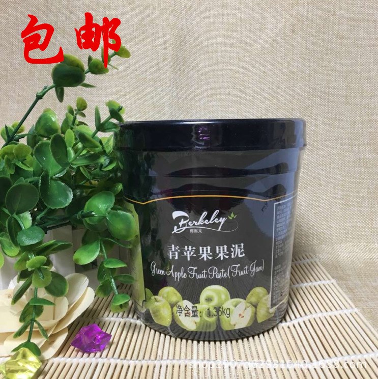 博客來(lái)青蘋(píng)果果醬 上椿新鮮果泥 奶茶圣代冰淇淋青蘋(píng)果果泥