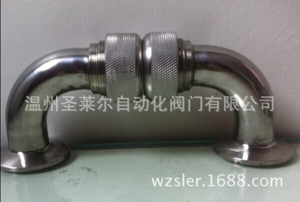 不銹鋼衛生級快裝彎頭液位計/快裝接頭液位計
