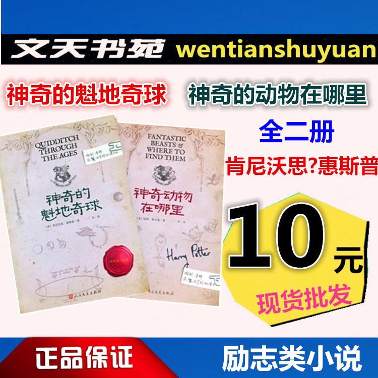 哈利波特系列/神奇的動(dòng)物在里 神奇的魁地奇球 全2冊(cè)學(xué)校課外書