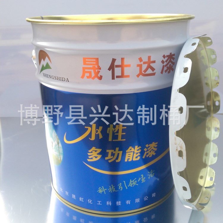 制桶厂生产各种规格方便桶 涂料铁桶 乳胶漆桶10L18l 20L