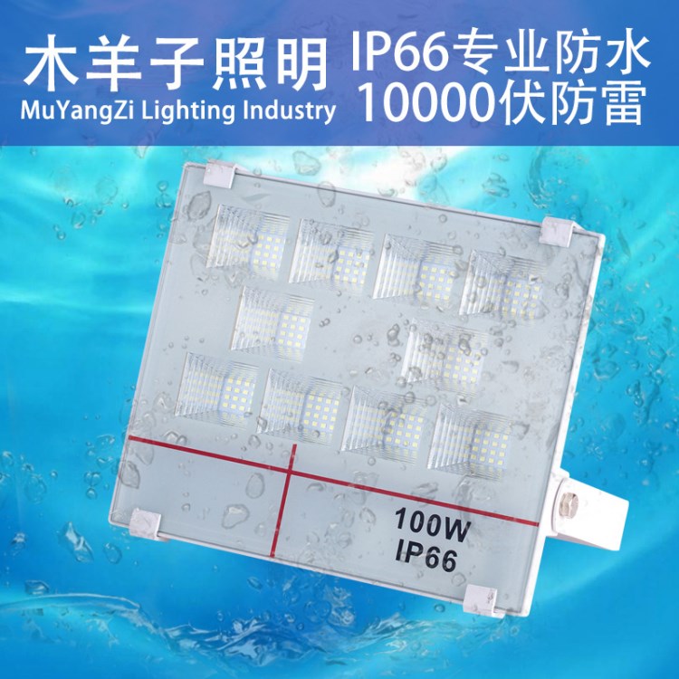 LED千里眼泛光燈新款網(wǎng)球場投光燈 格仔戶外投射燈50W/100W/150W/