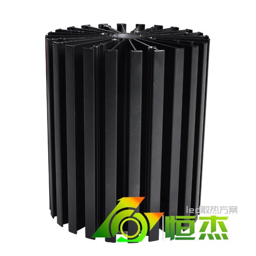 150W ZT LED工礦燈散熱器 納米涂層熱輻射 銅相變熱柱 大功率