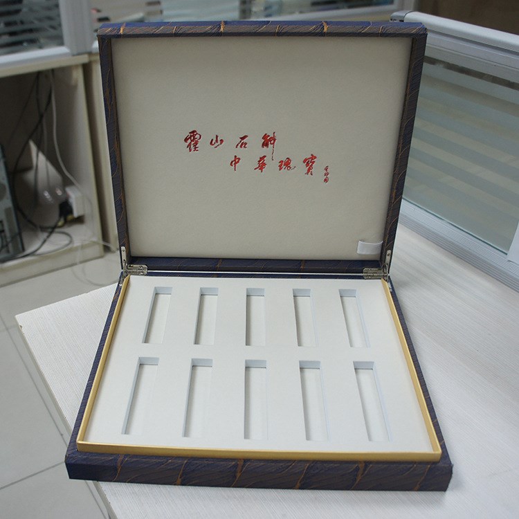廠家定制石斛包裝盒 禮品布質盒子 布質包裝禮盒加工