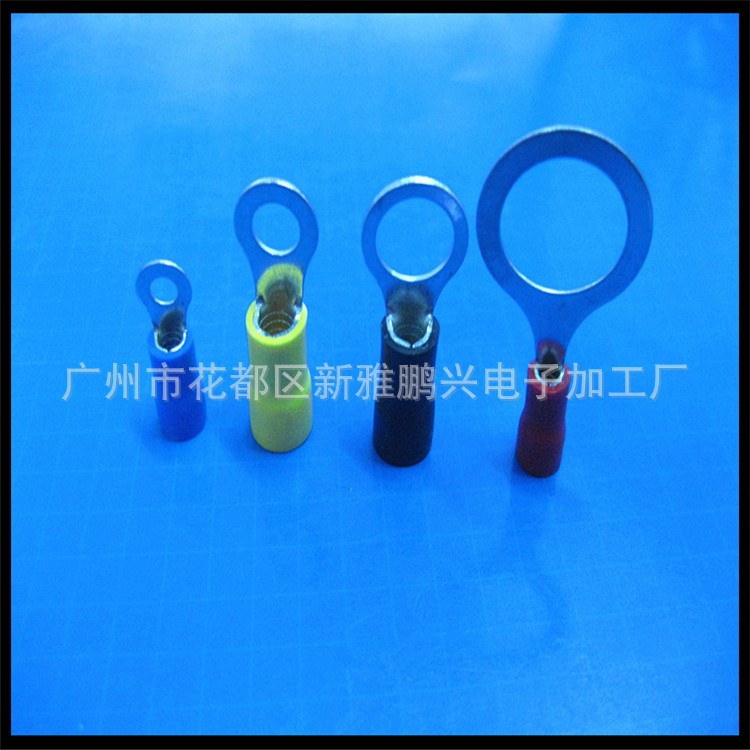 供應圓形預絕緣端頭 冷壓端頭 RV2-3.2 線耳2-3.2 接線端子