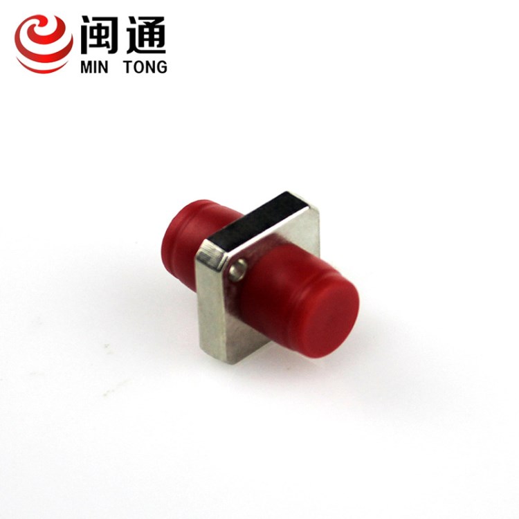 廠家直銷 閩通 光纖適配器FC/UPC長(zhǎng)方形耦合器連接器法蘭圓頭