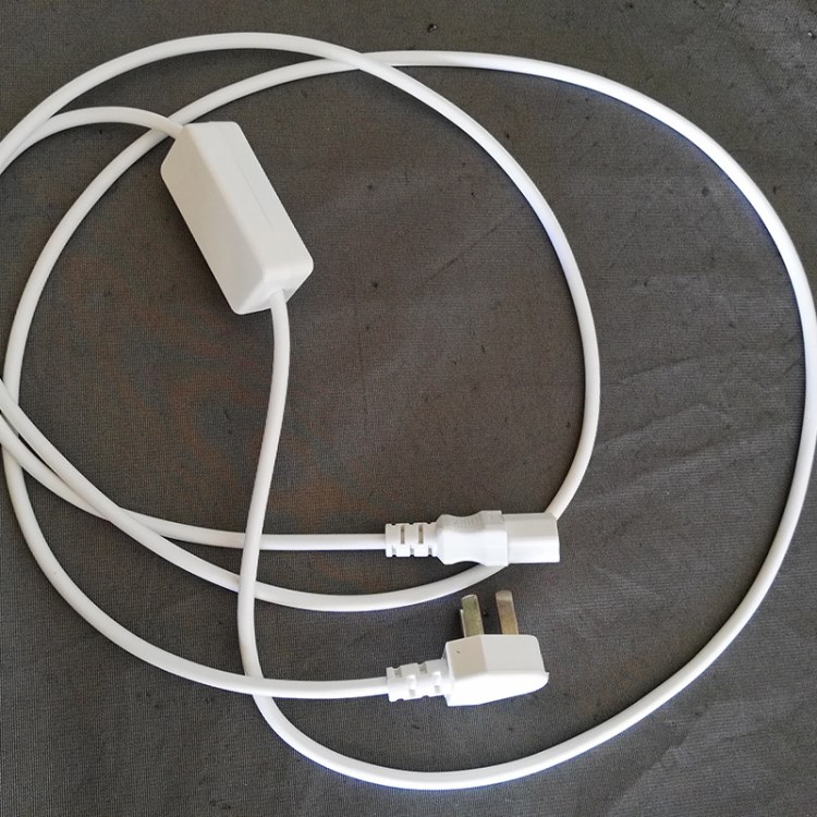 廠家直銷蛇頭國標(biāo)插頭電源線 帶三檔開關(guān)電源線 可定制