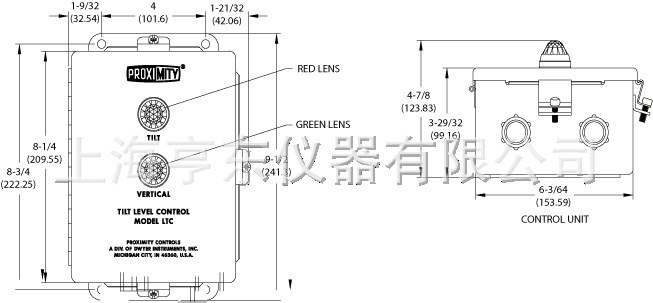 美國Dwyer LTC系列 傾斜探頭控制單元