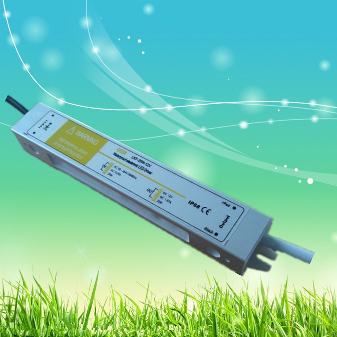LED投光燈路燈洗墻燈電源戶外防水隔離防雷浪涌驅動20W