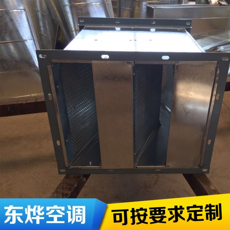 風(fēng)管消聲器 阻抗復(fù)合式消聲器 微孔板消聲器 消聲靜壓箱