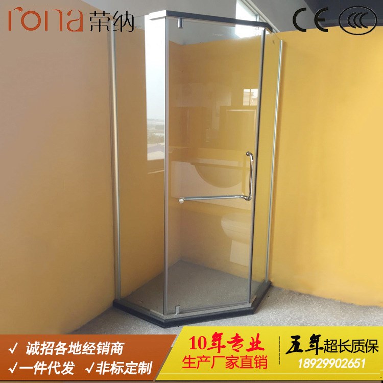 家用工程浴室淋浴房 玻璃淋浴房90*90 鉆石型澳標(biāo)淋浴房出口廠家