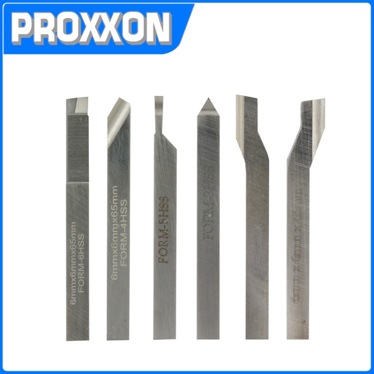 德國PROXXON中國直營 6件套含鈷高速鋼車刀組 NO24524