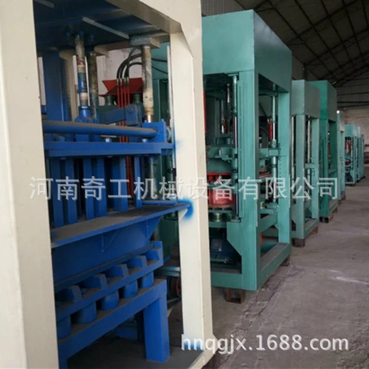 6-15生態(tài)連鎖彩色透水磚機 混凝土步道彩色面包磚機 路緣石磚機