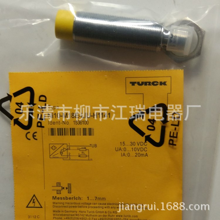 NI12U-EM18-AN6X-H1141原装图尔克接近开关传感器