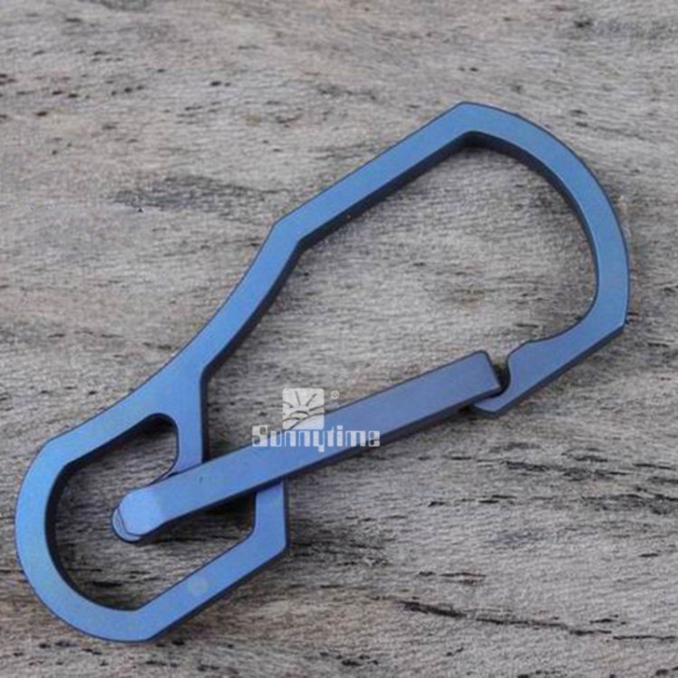 鈦合金 組合型戰術戶外裝備工具多功能鑰匙登山扣EDC背包快掛鉤