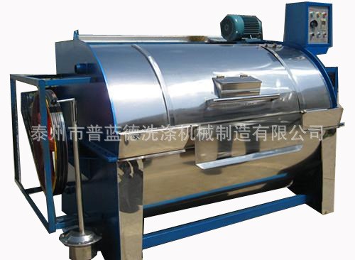普藍德熱賣XPG30-300kg臥式滾筒工業洗衣機、半自動濾布水洗機