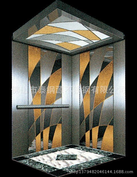 不銹鋼蝕刻電梯門套裝飾板彩色不銹鋼電梯蝕刻板轎廂裝潢T-DT016