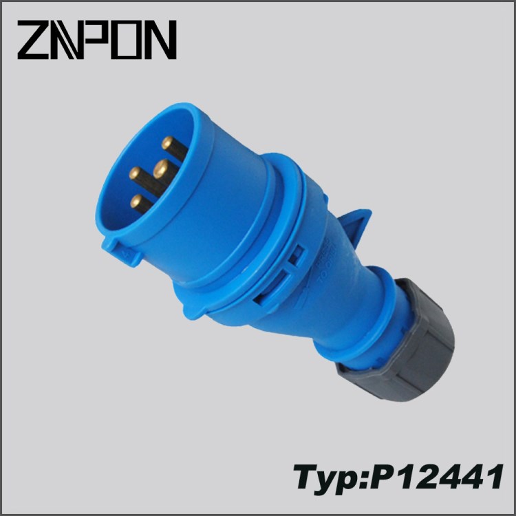 宁波正邦ZNPON 16A9H220V3P+E插头 TYP P12441