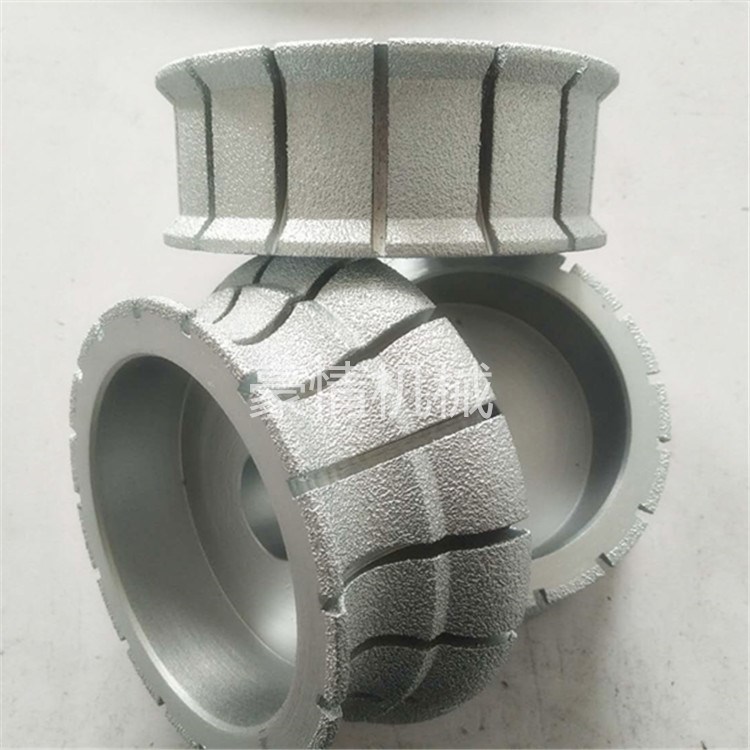金剛石磨輪石材磨邊機磨頭電鍍輪140/300直徑4公分騰龍邊新型電鍍
