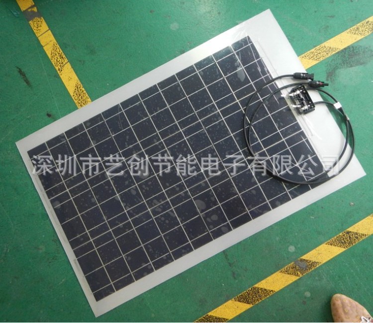 高度防水輕的60瓦單晶柔性太陽能板Aluminium Solar Panel