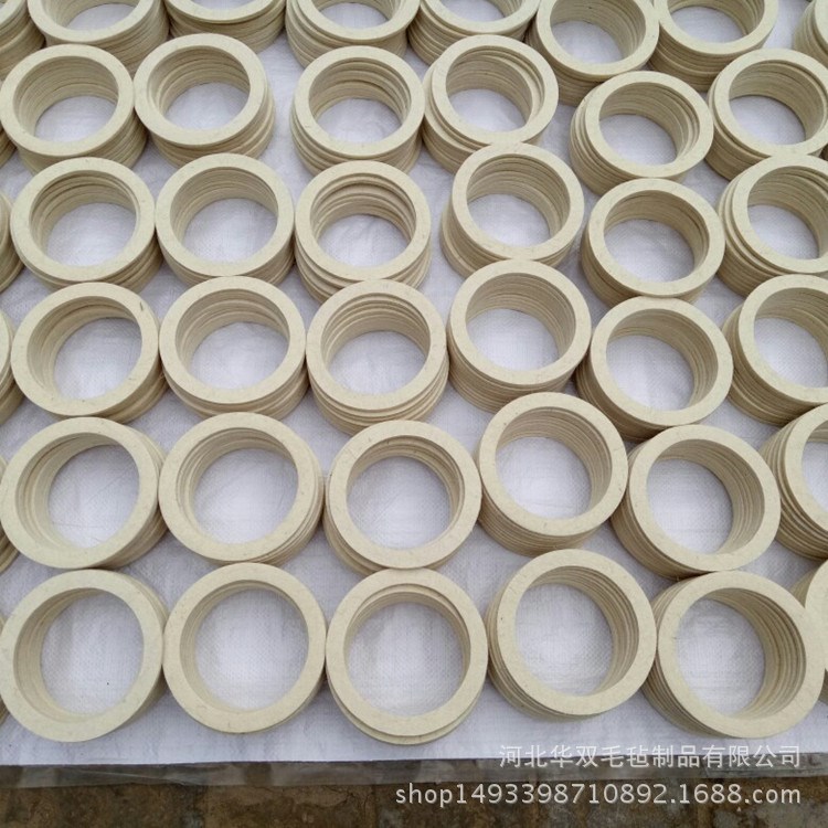 中粗半粗工業羊毛氈 氈圈油封 國標密封件 各厚度羊毛氈