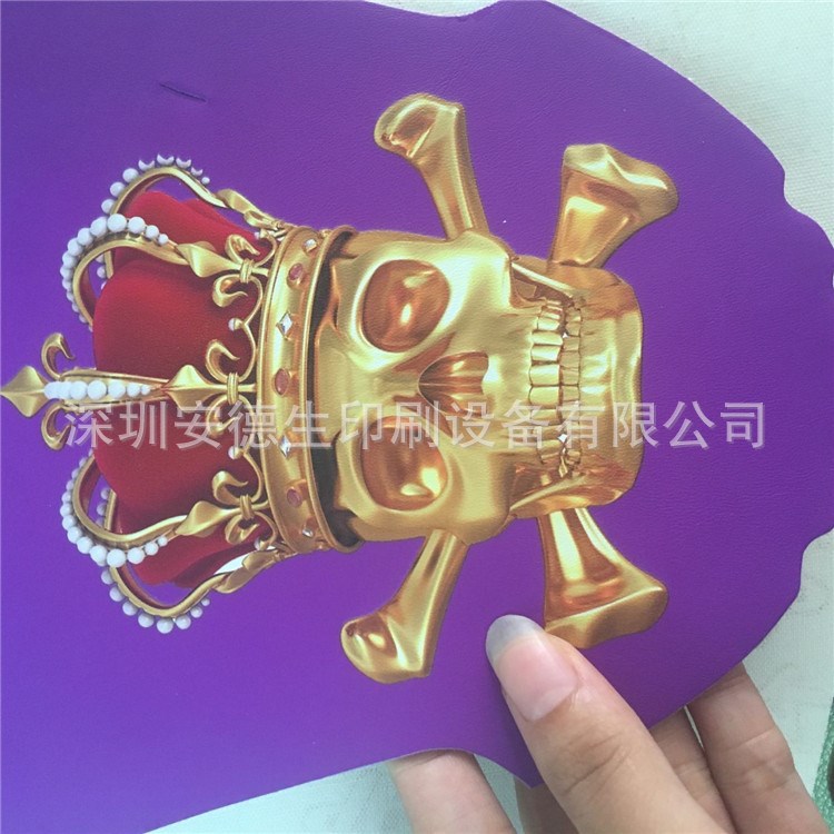 中山皮革UV平板打印機 PU皮革布料打印機 3d彩印設備