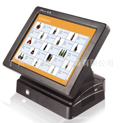 中崎ZQ-T9100觸摸POS收款機  品牌收銀機制造