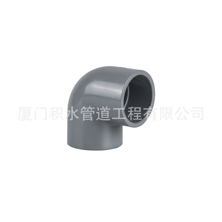福建南亞臺亞華生PVC-U UPVC灰色污水處理給水管配件90&deg;彎頭