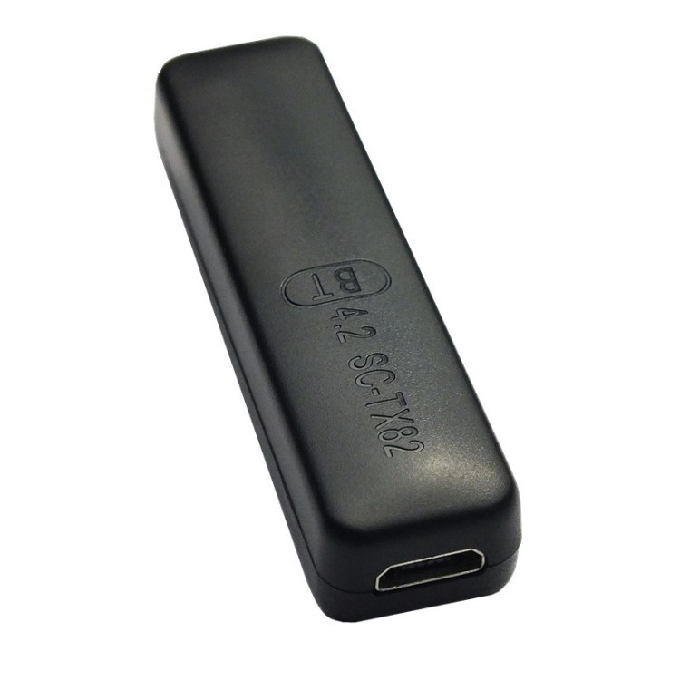 廠家新品USB藍(lán)牙4.2音頻發(fā)射器電視機(jī)電腦PS4藍(lán)牙無線聲卡SC-TX82