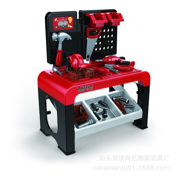 新品推薦上架 兒童益智工具臺 培育工程師益智工具套裝 廠家直銷