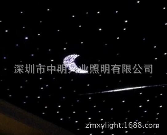 家庭室內(nèi)流星條 別墅流星 星空天花板 光纖燈led七彩變色星星