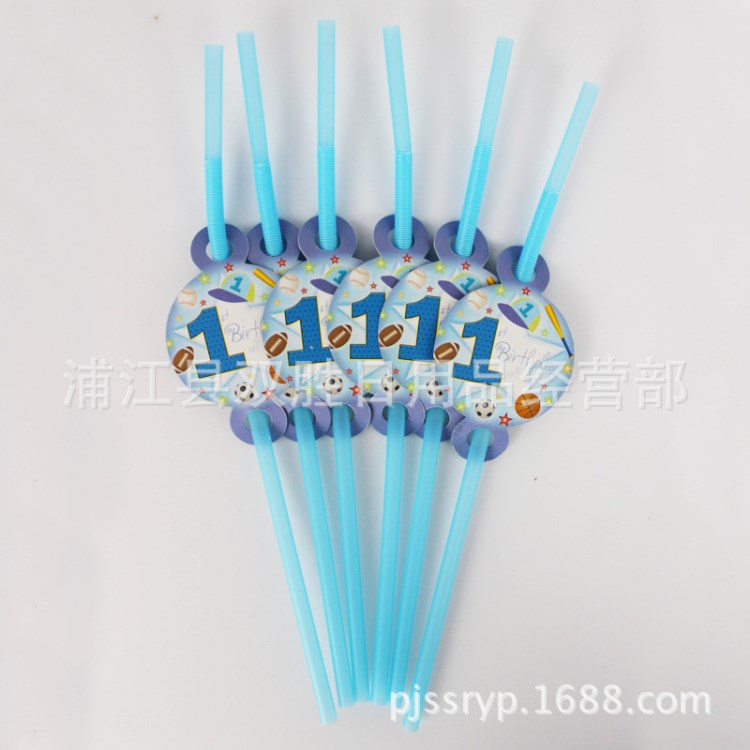 外貿(mào)冰雪奇緣蜘蛛俠米妮小黃人大白米奇吸管兒童派對用品批發(fā)