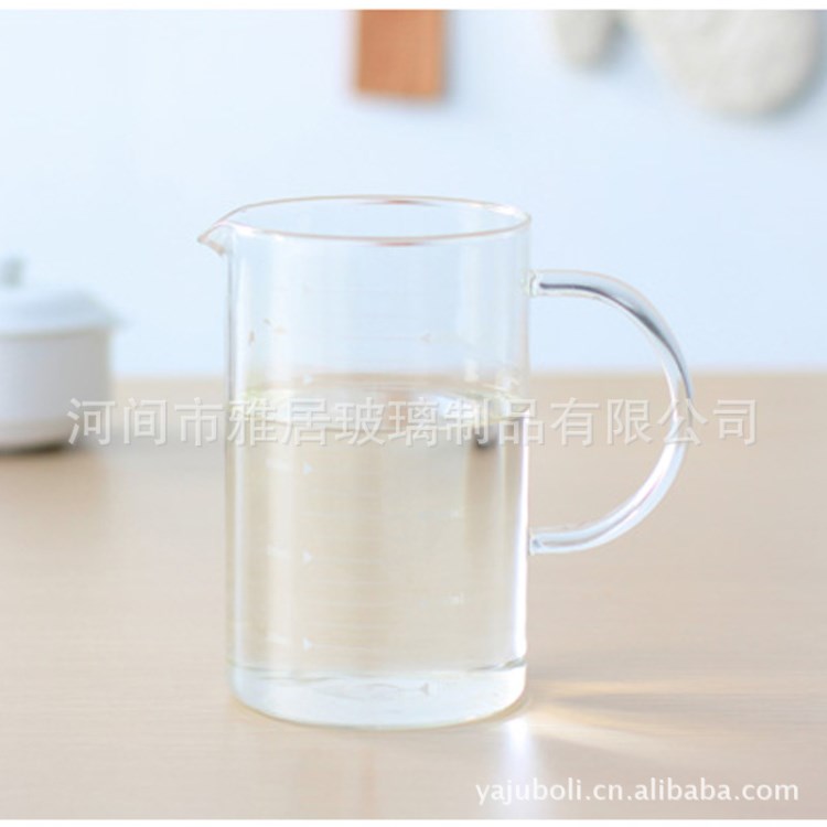 高硼硅玻璃帶刻度玻璃量杯1L 玻璃量筒帶刻度表 醫(yī)用家居容量器