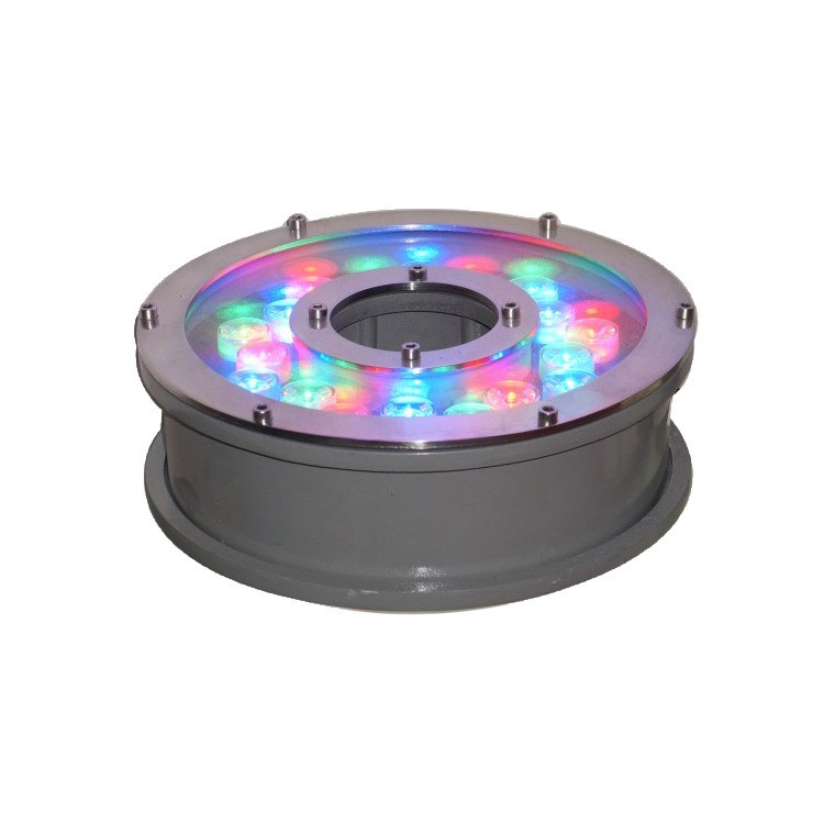 LED6w12w18w36W led水底燈 七彩水下燈 景觀噴泉燈 水下防水射燈