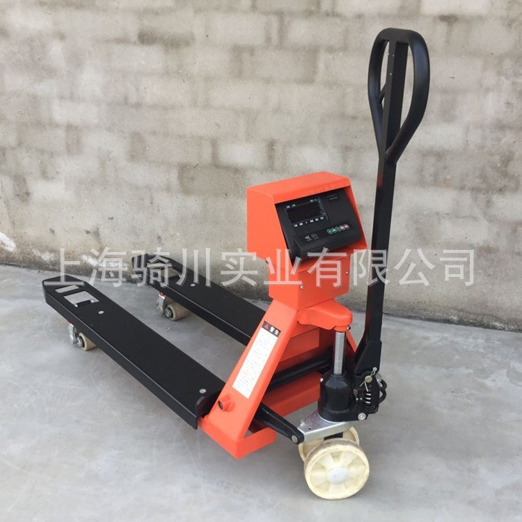 青島防爆璀錯秤1t 液壓防爆搬運車電子秤直銷 叉車秤3T