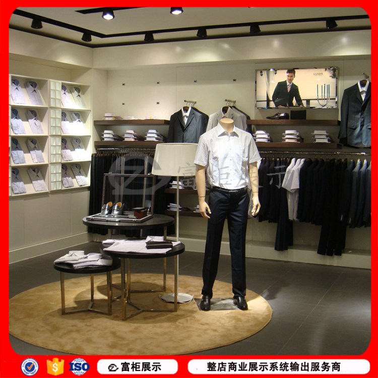 2017廠家定制品牌女裝專賣(mài)店設(shè)計(jì)服裝展柜定做男女裝展示柜