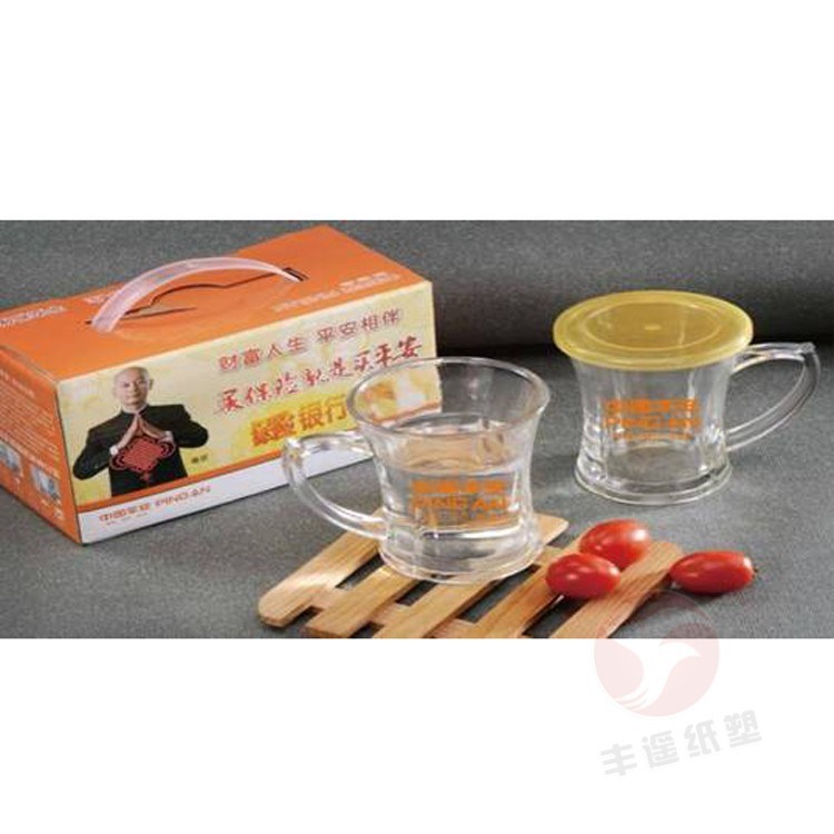 生產(chǎn)透明耐熱泡茶杯 廣告玻璃杯 加印LOGO樂扣杯