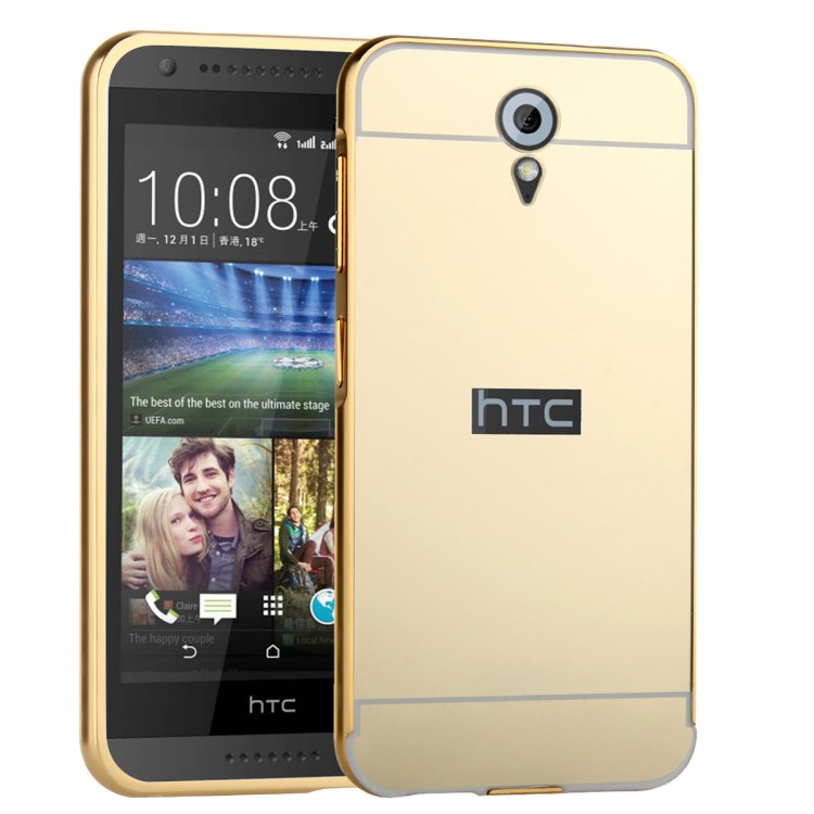 適用HTC 620鏡面手機(jī)殼820mini金屬邊框鏡面背板PC保護(hù)套HTC 825