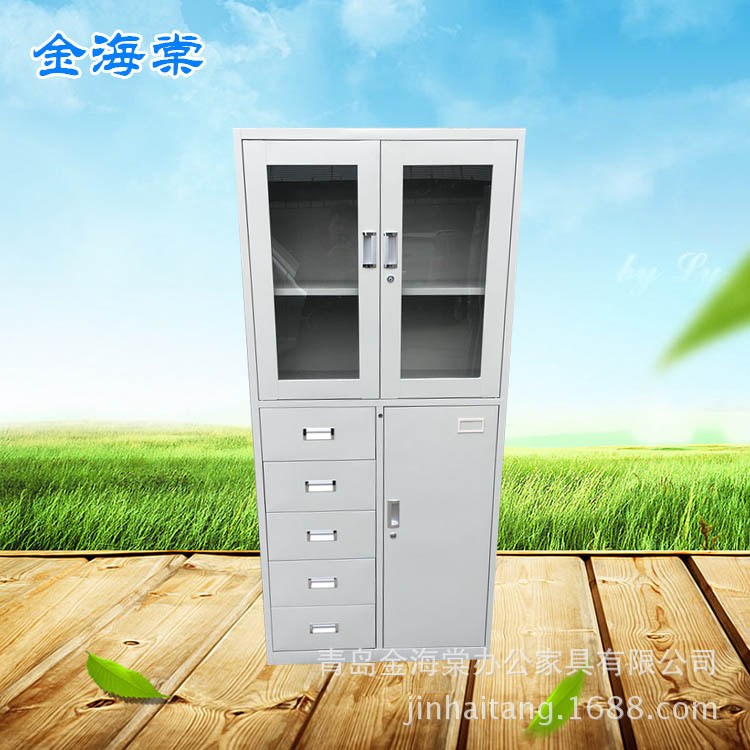 現貨供應 鋼制辦公家具 辦公文件柜偏五斗文件柜 歡迎選購【圖】