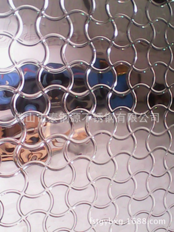 KTV酒吧酒店彩色不銹鋼包廂門板背景墻泰鋼源立體沖壓花板T-CY011