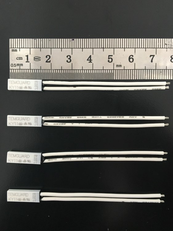 供應泰達KY11-KS手機電池專用溫控開關熱保護器30℃-150℃