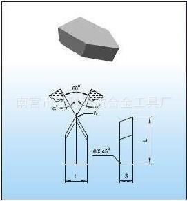 硬質(zhì)合金刀頭YW1 C116 C110 螺紋車(chē)刀焊接刀片