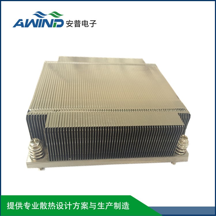全新鋁片扣合式散熱片 散熱器訂制