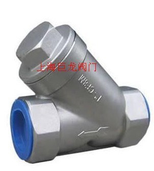 廠家長期供應Y型絲口過濾器GL11W，不銹鋼Y型法蘭過濾器
