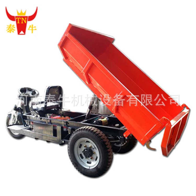 載重電動三輪車 電瓶三輪貨運(yùn)車 建筑工地沙石載貨電瓶三輪車
