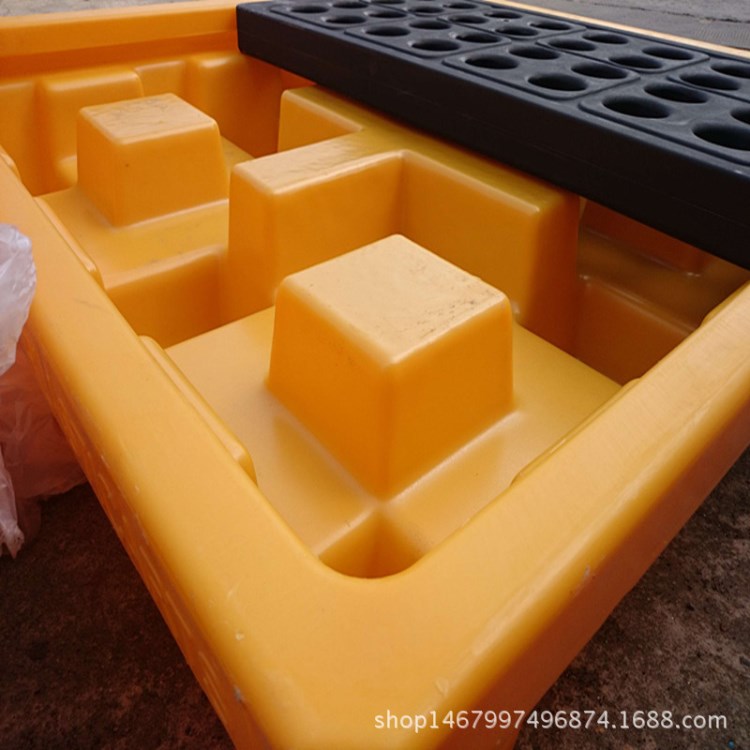 供應上海 蘇州兩桶防漏平臺 實驗化學二次平臺容器 塑膠托盤