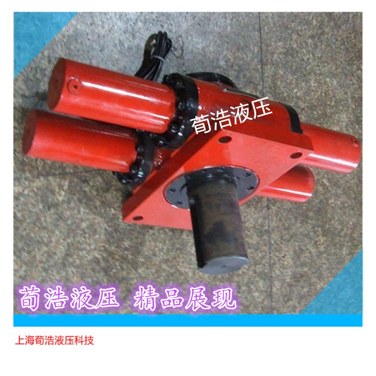 齒輪齒條擺動油缸雙齒條擺動液壓油缸齒條擺動缸法蘭軸式擺動缸