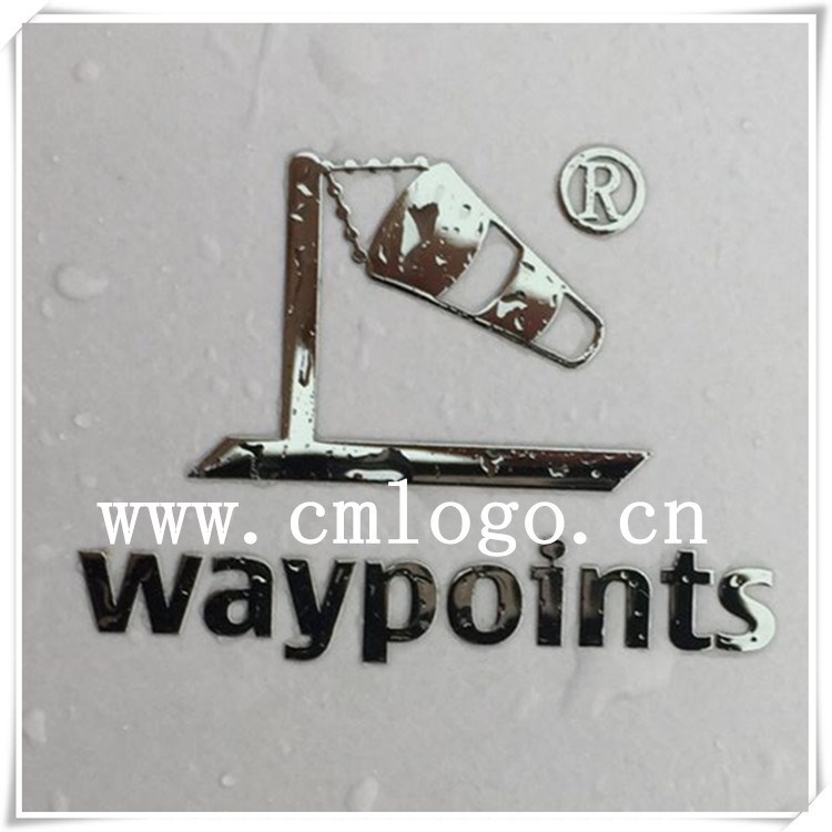 工廠直銷定制分體字金屬商標 全鎳電鑄銘牌 3M無殘膠電鍍標牌